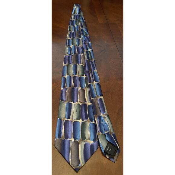 J. Garcia Wired Crossroads Collection Fifty Seven Blue Green Silk Made In China - Picture 3 of 9